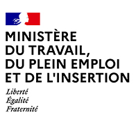 Ministère du travail, de l'emploi et de l'insertion. Liberté égalité, fraternité